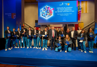 SUD098978-ceremonie medailles Worldskills-Region Sud - Regis CINTAS-FLORES BD