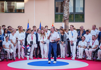 SUD082804-ceremonie champions Sud JO-Region Sud - Pierre-Emmanuel TRIGO BD