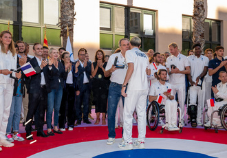 SUD082831-ceremonie champions Sud JO-Region Sud - Claude ALMODOVAR BD