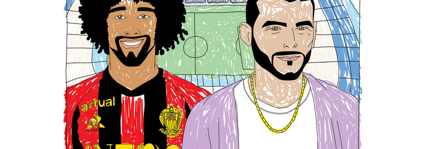 illustration joueurs de foot