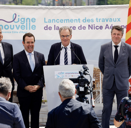 Lancement des travaux de la gare de l'aéroport de Nice
