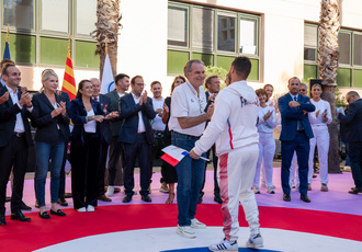 SUD082866-ceremonie champions Sud JO-Region Sud - Claude ALMODOVAR BD