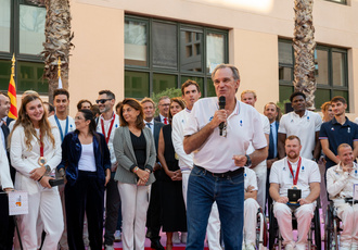 SUD082835-ceremonie champions Sud JO-Region Sud - Claude ALMODOVAR BD
