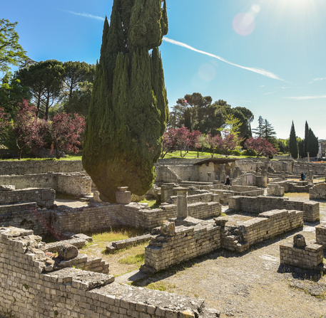 Vue des ruines de Vaison-la-Romaine