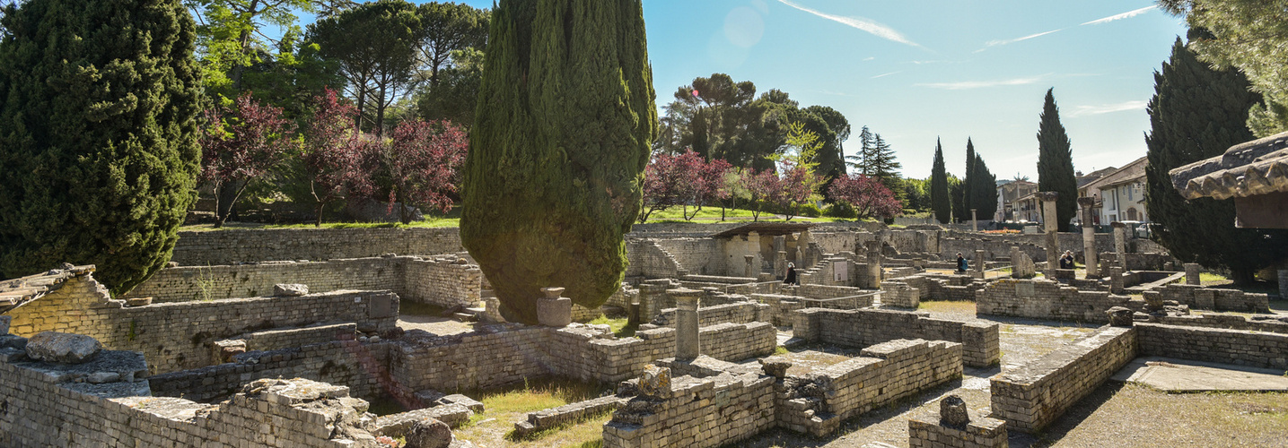 Vue des ruines de Vaison-la-Romaine