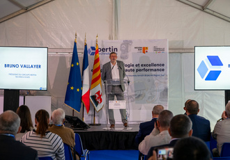 SUD082696-inauguration Bertin Technologies-Region Sud - Claude ALMODOVAR BD