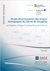 Etude de priorisation des enjeux écologiques du Dôme de Vaugelaz