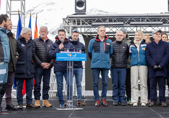 SUD100995-inauguration telesiege Orcieres-Region Sud - Jean-Charles VERCHERE BD