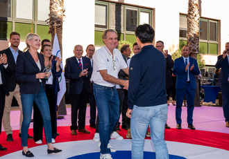 SUD082864-ceremonie champions Sud JO-Region Sud - Claude ALMODOVAR BD
