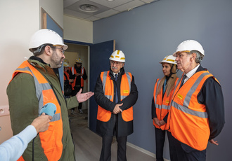 SUD100334-visite chantier SAMU zonal-Region Sud - Yann BOUVIER BD