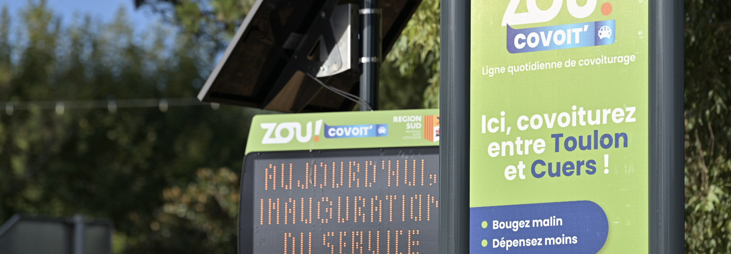 Ligne de covoiturage Toulon Cuers