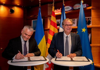SUD084026-Acceuil oleg kiper gouverneur odessa-Region Sud - Claude ALMODOVAR BD