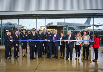 SUD080590-inauguration Hub militaire BA125 Istres le Tube-Region Sud - Pierre-Emmanuel TRIGO BD