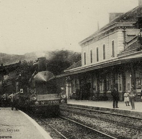 Veynes hautes Alpes la gare et le train