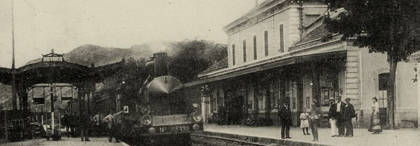 Veynes hautes Alpes la gare et le train