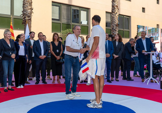SUD082875-ceremonie champions Sud JO-Region Sud - Claude ALMODOVAR BD