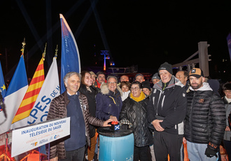 SUD100164-inauguration telesiege sauze-Region Sud - Yann BOUVIER BD