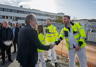SUD100341-visite chantier SAMU zonal-Region Sud - Yann BOUVIER BD